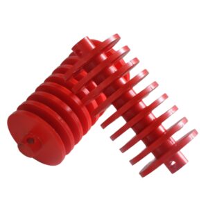 red polyurethane disc pigs.